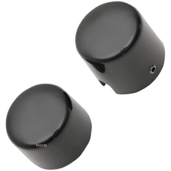 0214-1237 DRAG アクスル キャップ リア 00年-07年 ソフテイル 黒