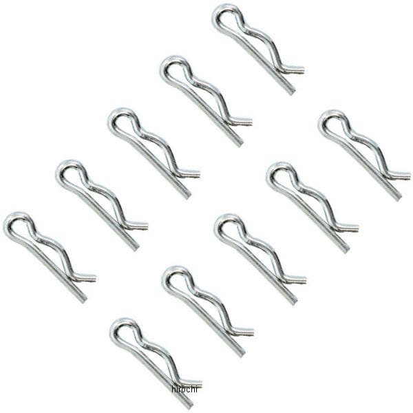 0214-1977 DRAG Specialties ドラックスペシャリティー CLIP AXLE CHR 510 10PK