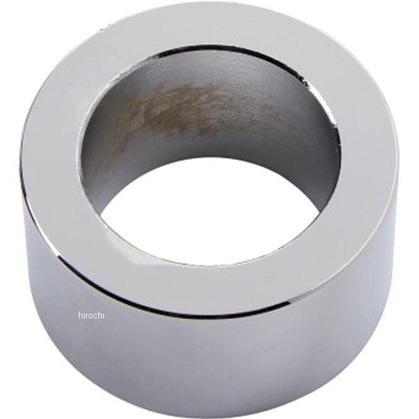 0214-2717 DRAG アクスルスペーサー フロント左/右 クローム