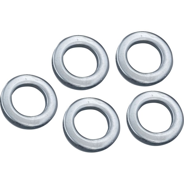 0214-2739 DRAG Specialties ドラックスペシャリティーズ WASHERS アクスル NUT クローム 5PK 10600051