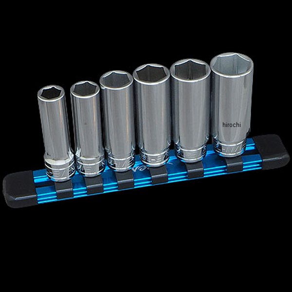 DNB3L06/AH-I ディーン DEEN 3/8SQ インチディープソケット 6ピースセット