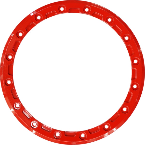 0220-0044 Raceline Wheels ポディウム Beadlock リング 16ホール 赤