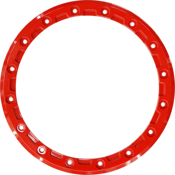 0220-0053 Raceline Wheels ポディウム Beadlock リング 16ホール 赤