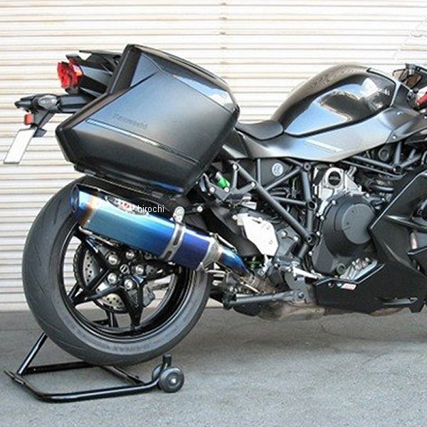 0222-KE6-BL ビート BEET スリップオンマフラー ナサートエボリューション TYPE2 18年-19年 ニンジャ H2 SX ブルーチタン