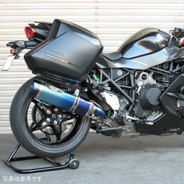 0222-KE6-MB ビート BEET スリップオンマフラー ナサートエボリューション TYPE2 ニンジャ H2 SX、SX メタルブラック