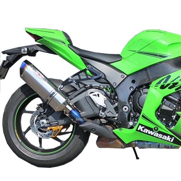 0222-KF3-50 ビート BEET スリップオンマフラー ナサートエボリューション TYPE2 17年-19年 ZX-10RR チタン