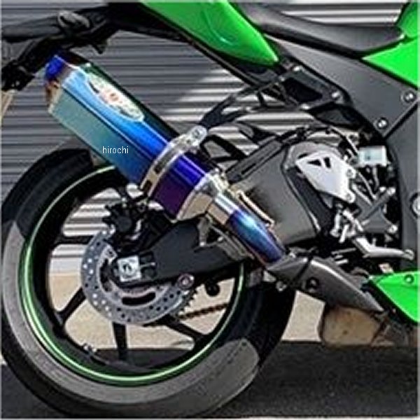 0222-KG5-BL ビート BEET スリップオンマフラー ナサートエボリューション TYPE2 21年以降 ZX-10RR ブルーチタン