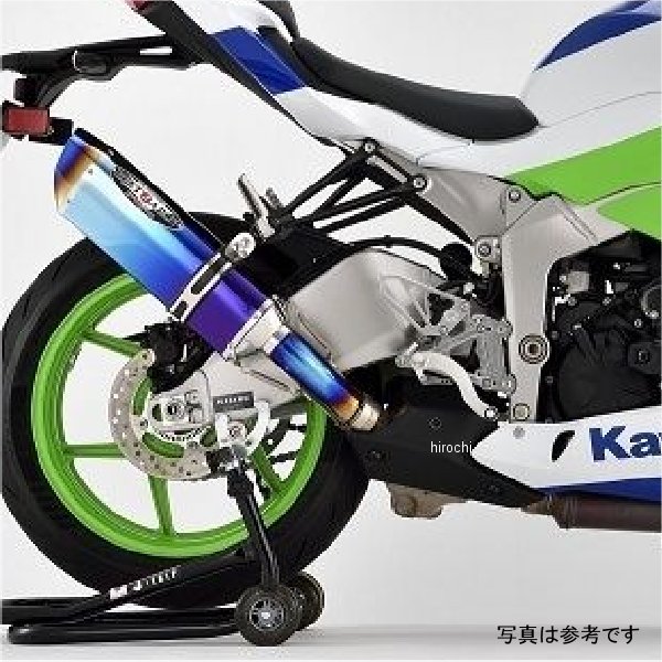 0222-KI3-BL ビート BEET N-Evo2 スリップオンマフラー 24年- Ninja ZX-6R ブルーチタンサイレンサー