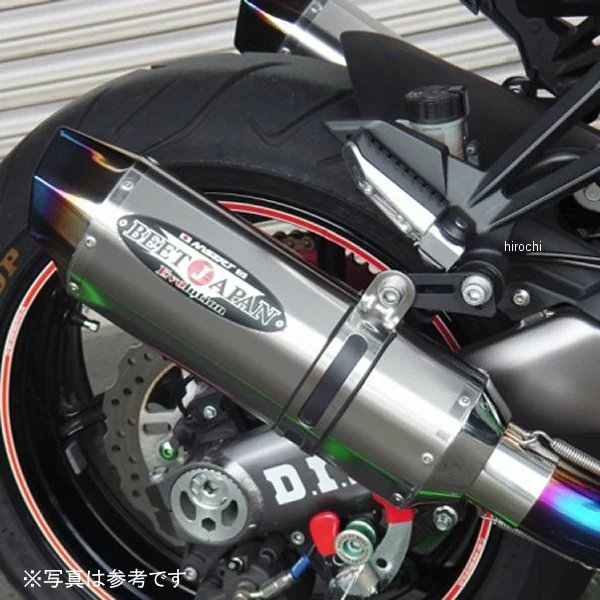 0223-KC4-MB ビート BEET フルエキゾースト ナサートエボリューション TYPE2 14年以降 Ninja1000 メタルブラック