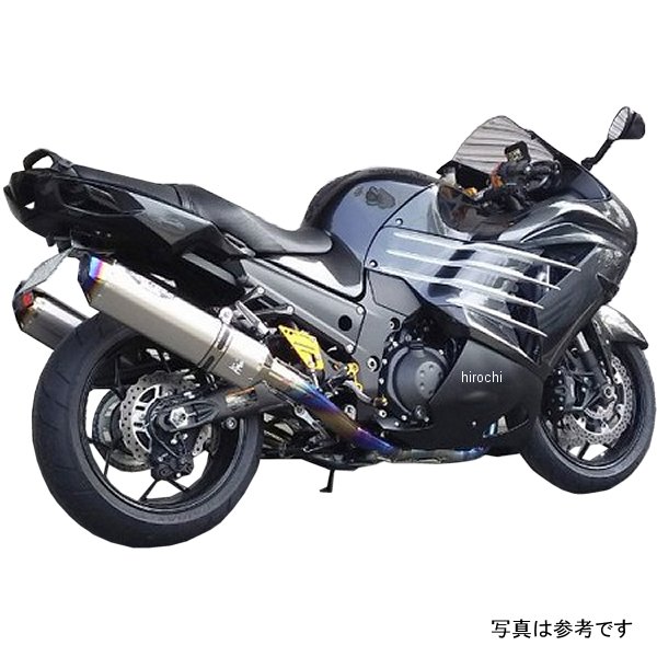 0223-KD3-BL ビート BEET フルエキゾースト ナサートエボリューション TYPE2 T2 12年-17年 ニンジャ ZX-14R ABS ブルーチタン