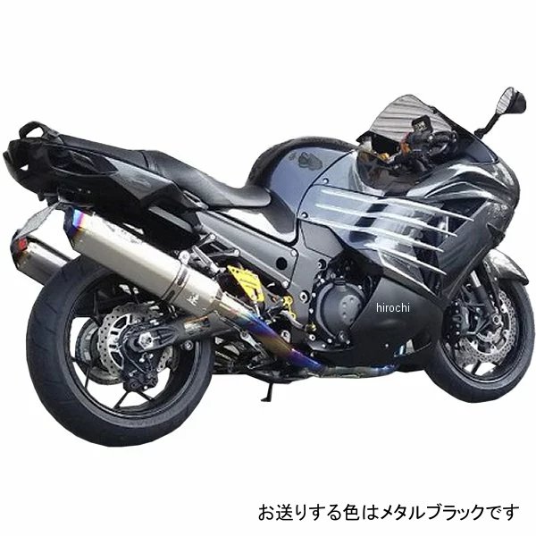 0223-KD3-MB ビート BEET フルエキゾースト ナサートエボリューション TYPE2 16年以降 ニンジャ ZX-14R メタルブラック