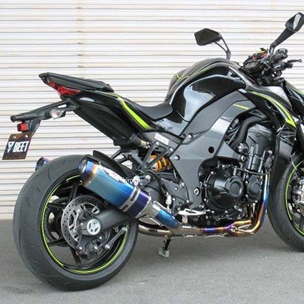 0223-KE2-BL ビート BEET フルエキゾースト ナサートエボリューション TYPE2 17年 Z1000 ブルーチタン