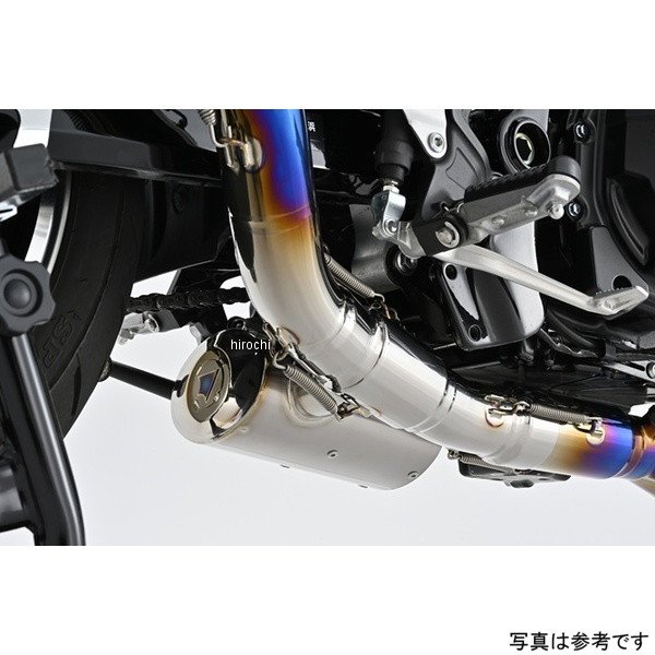 0223-KH1-50 ビート BEET N-EvoII UP フルエキゾースト チタン カワサキ Z900RS 18-25 クリアチタン