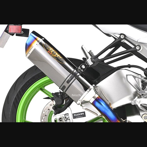 0223-KI3-MB ビート BEET N-Evo Type2 フルエキゾースト カワサキ Ninja ZX-6R 24- メタルブラック
