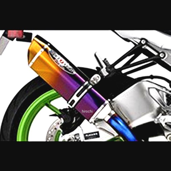 0223-KI3-PG ビート BEET N-Evo Type2 フルエキゾースト カワサキ Ninja ZX-6R 24- パープルゴールド
