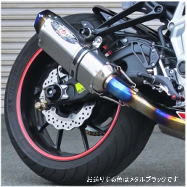 0223-Y47-MB ビート BEET フルエキゾースト ナサートエボリューション TYPE2 14年以降 MT-07 メタルブラック