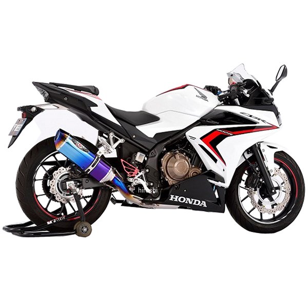0227-H83-BL ビート BEET フルエキゾースト ナサートエボリューション タイプ2 19年- CBR400R ブルーチタン