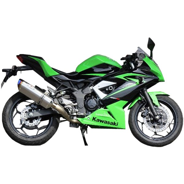 0227-KD2-50 ビート BEET フルエキゾースト ナサートエボリューション TYPE2 15年-17年 Z250SL、Ninja250SL クリアチタン