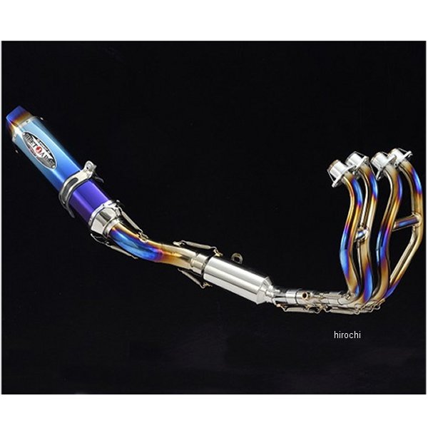 0227-KG2-BL ビート BEET フルエキゾースト ナサート エボリューション TYPE2 ブルーチタン ZX-25R