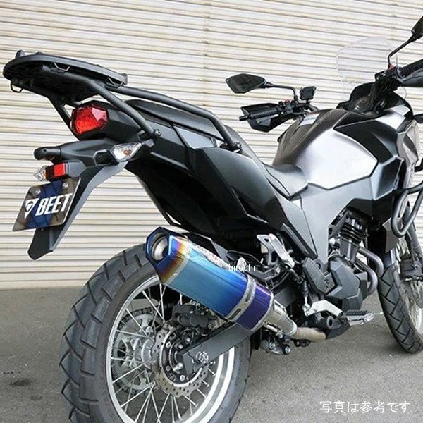 0228-KD9-MB ビート BEET スリップオンマフラー ナサートエボリューション TYPE2 VERSYS-X 250 メタルブラック