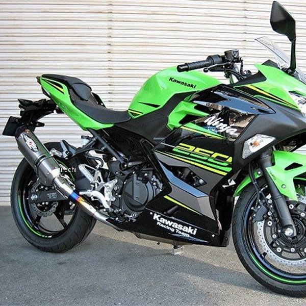 0228-KE5-50 ビート BEET スリップオンマフラー ナサートエボリューション TYPE2 18年 Ninja250 チタン
