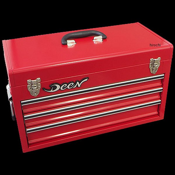 DNX2103RED ディーン DEEN 3段トップチェスト 赤