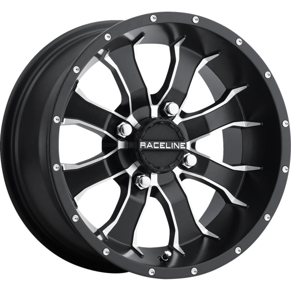 0230-1455 Raceline Wheels Mamba ホイール 14x7 - 4/156 - 4+3 黒
