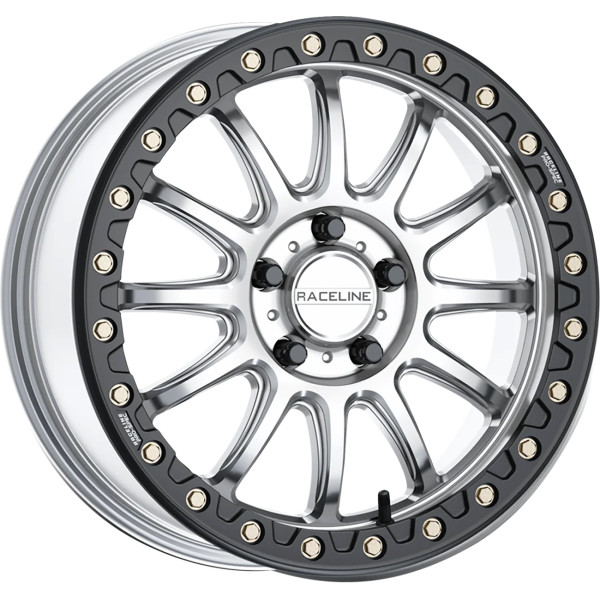 0230-1560 RACELINE WHEELS Alpha ビードロックホイール 17X7 4X156 +25 シルバー