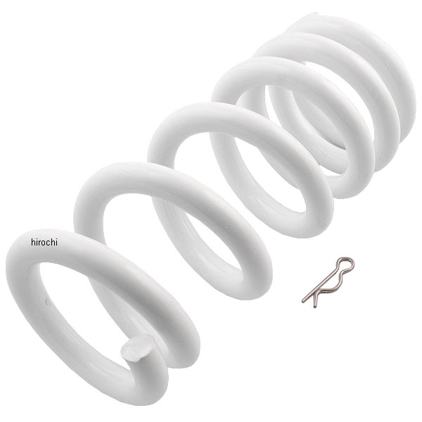 023081-10 ポッシュ POSH 強化リアショックスプリング TW225、TW200 白