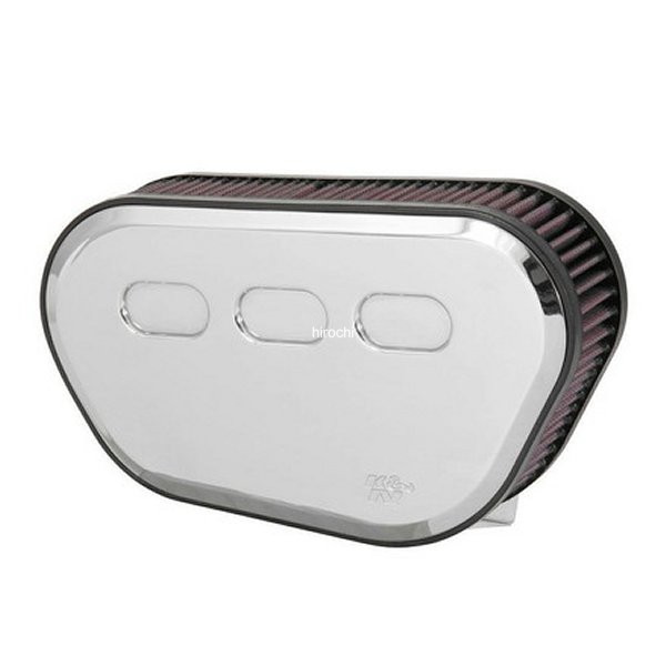 023319-NF K&N ケーアンドエヌ エアクリーナーキット ビッグエイト 17-23y M8 クローム