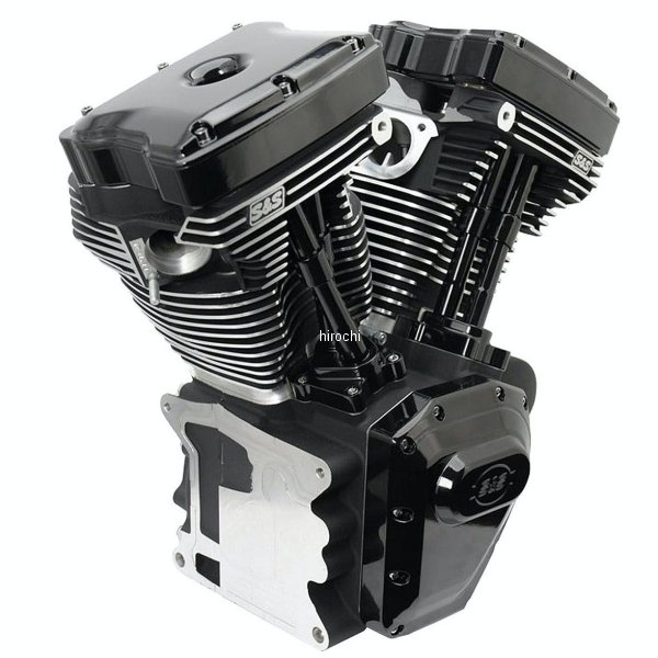 310-0830A S&S エスアンドエス S&S T111 ロングブロックエンジン 99年-06年 ビッグツイン 黒