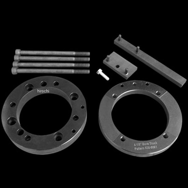 53-0054 S&Sサイクル S&S Cycle シリンダートルクプレートキット ストックボルトパターンのツインカム用4-1/8inボア径シリンダー