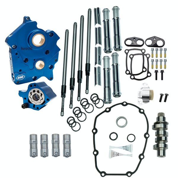310-1000B S&S エスアンドエス 475C チェーンカムチェストキット クロームチューブ 17年以降 水冷 ミルウォーキーエイト