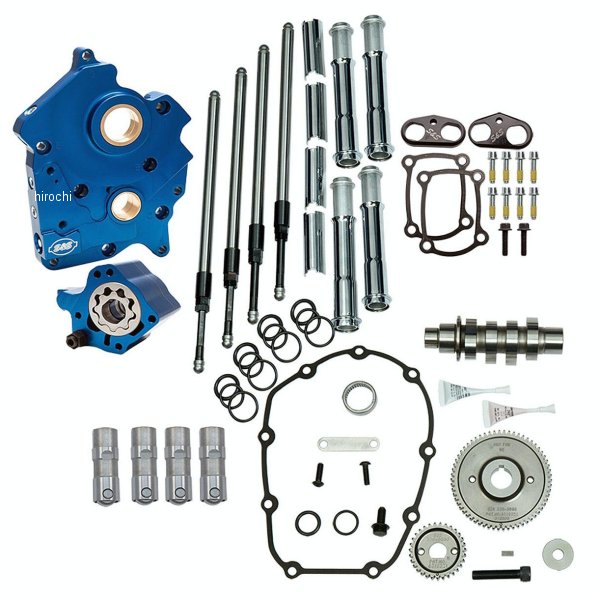 310-1005A S&S エスアンドエス 465G ギアカムチェストキット クロームチューブ 17年以降 空冷 ミルウォーキーエイト