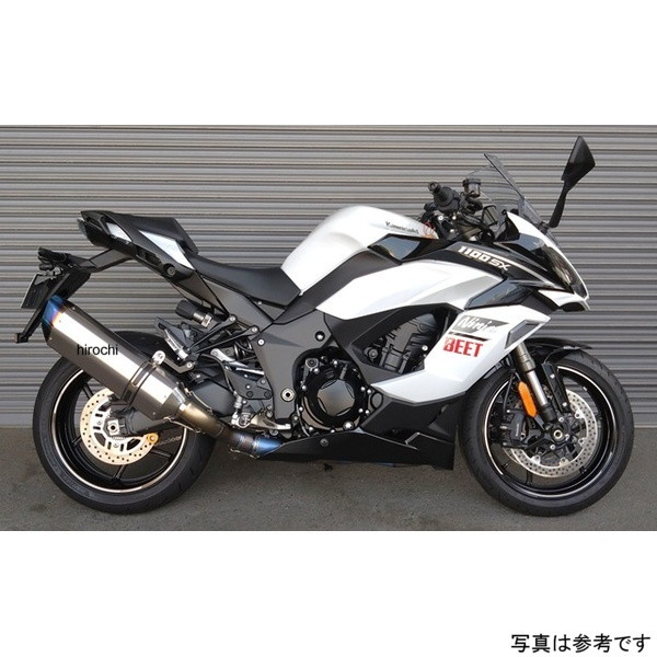 0257-KI6-BL ビート BEET N-Evo GT フルエキゾースト パニア仕様 チタン カワサキ Ninja1100SX 25- ブルーチタン