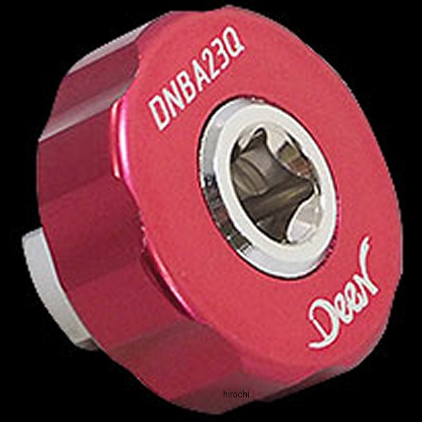 DNBA23Q-R ディーン DEEN 1/4→3/8SQ変換 ラチェットスピンナー 赤
