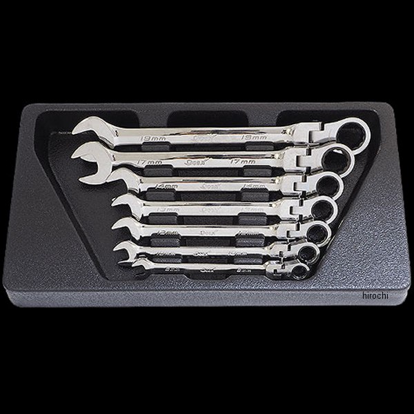 DNC07FGWSET ディーン DEEN フレックスラチェットメガネ 7ピースセット