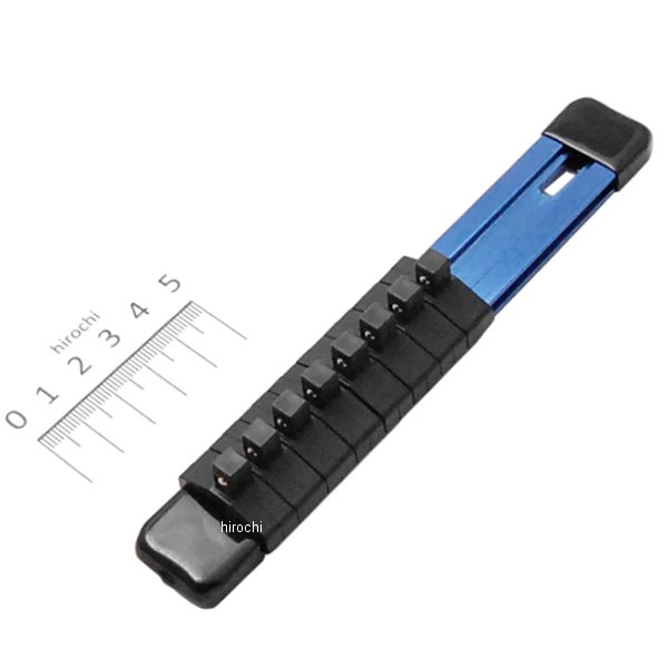 DNHB2-1508B ディーン DEEN 1/4SQ アルミレール ソケットホルダー 8ピース用