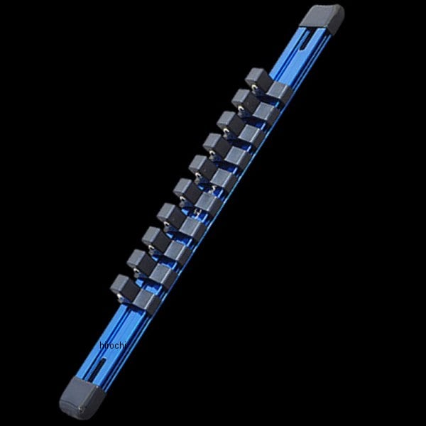 DNHB3-26010B ディーン DEEN 3/8SQ アルミレール ソケットホルダー 10ピース用