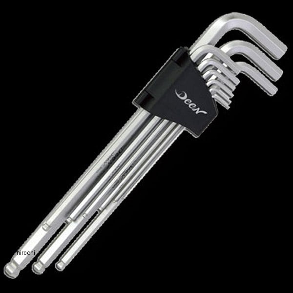 DNHXV8009 ディーン DEEN ミリ L型ヘキサゴンレンチ 9ピースセット
