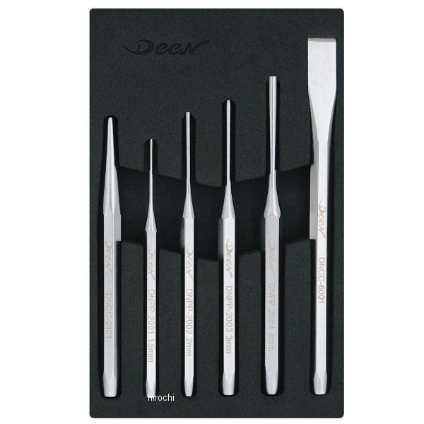 DNPP-9205 ディーン DEEN ポンチ&チゼル 6ピースセット