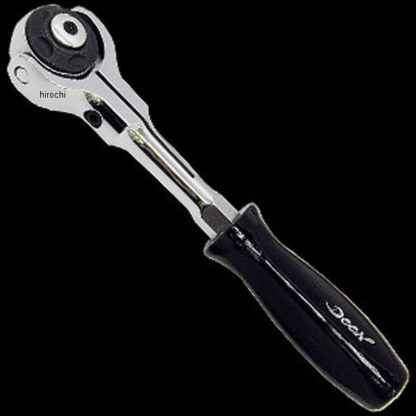 DNR3F-06 ディーン DEEN 3/8SQ ラウンドフルターン スイベルラチェット 155mm