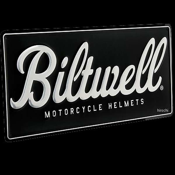 8503-007 026693 ビルトウェル Biltwell ショップメタルサイン SCRIPT