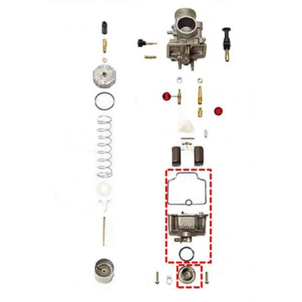 027-00-006 SP武川 フロートチャンバーセット（PE28）