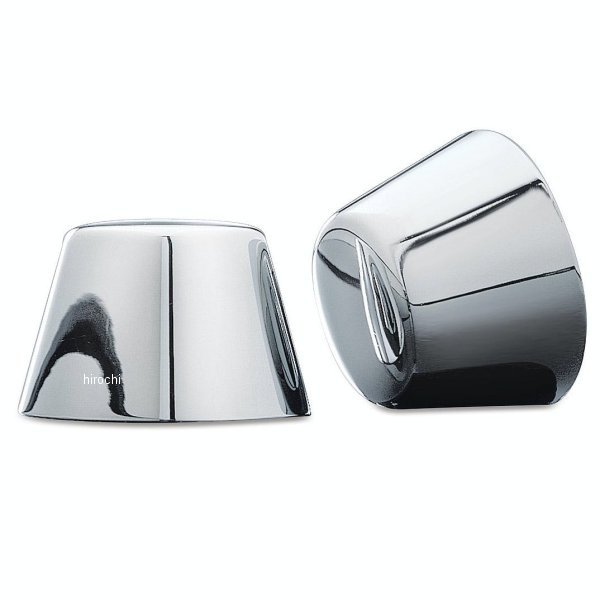 1201 クリアキン Kuryakyn フロントアクスルナットキャップ ツアラー、ソフテイル、ダイナ、スポーツスター クローム