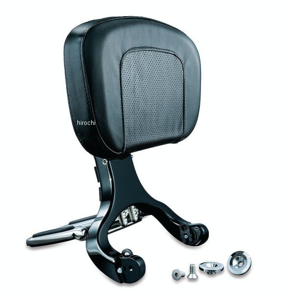 1661 クリアキン Kuryakyn ドライバー&パッセンジャー バックレスト キャリア付 汎用