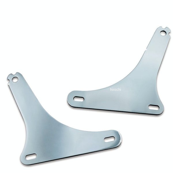 1667 クリアキン Kuryakyn バックレスト用サイドプレート 03-17年 ソフテイル クローム