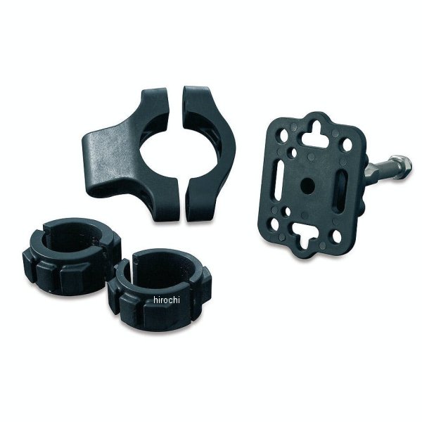 1671 クリアキン Kuryakyn TECH-CONNECT ハンドルバー アクセサリーマウント 黒