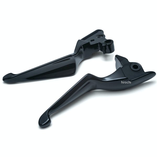 1848 クリアキン Kuryakyn ボスブレードレバーセット FLHT、FLTR、FLHX、トライクグライド 黒