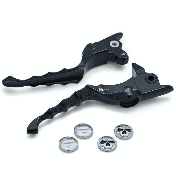 1983 クリアキン Kuryakyn ゾンビレバーセット 17年以降 ツアラー 黒